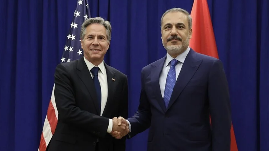 Bakan Fidan ABD'li mevkidaşı Blinken ile görüştü