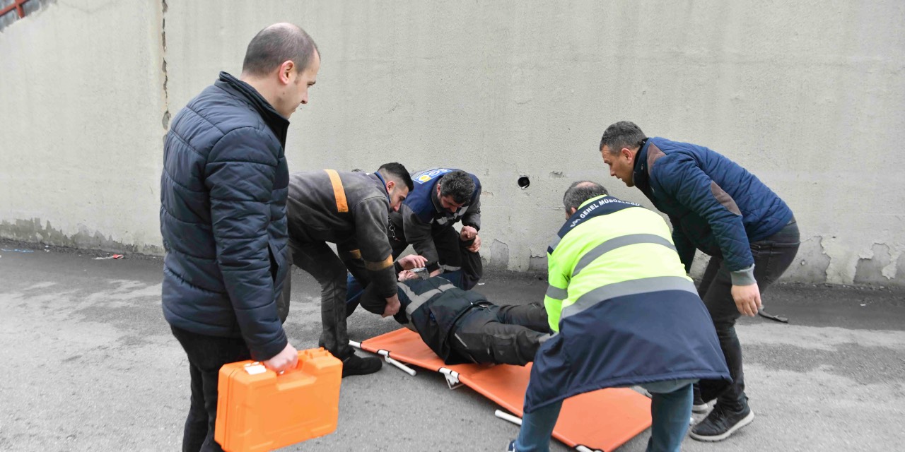 Ankara’da EGO personeline acil durum tatbikatı