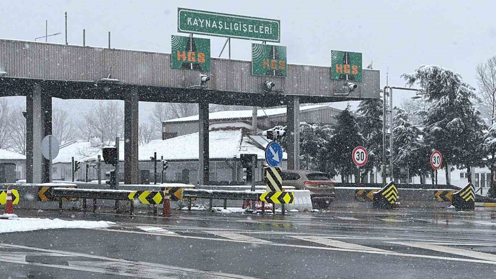 Anadolu otoyolunda kontrollü geçiş