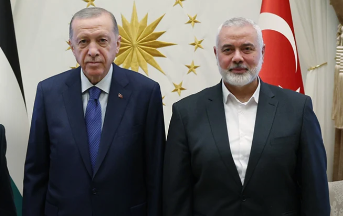 Cumhurbaşkanı Erdoğan, Hamas lideri Haniye ile görüştü
