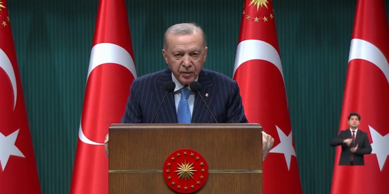 Erdoğan'dan kritik açıklamalar! Kabine toplantısı sona erdi