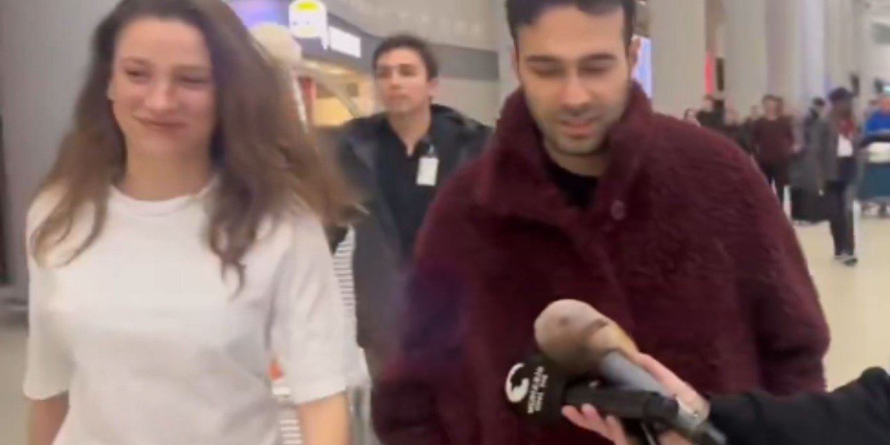 Paris dönüşü şaşırttı: Serenay Sarıkaya ve Mert Demir sosyal medyanın diline düştü