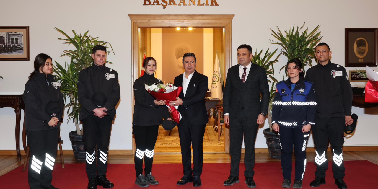 Muğla’da Menteşe Otogarı’nda uyuşturucu operasyonuna katkı sağlayan personele ödül