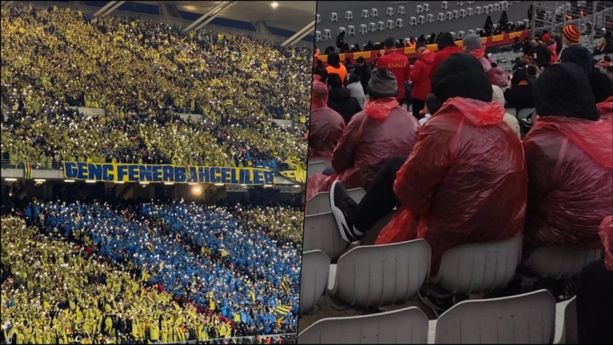 Süper Kupa'da dağıtılan yağmurlukların farkı gündem oldu