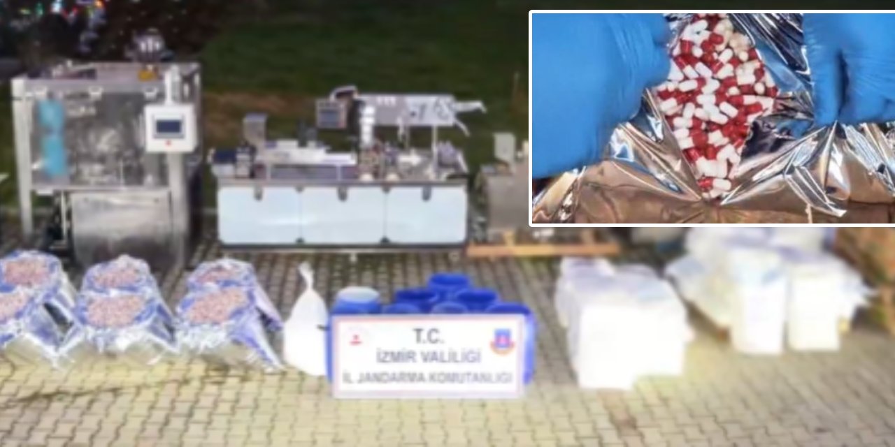 Bakan Yerlikaya duyurdu: İzmir'de 1 ton 625 kg uyuşturucu hap hammaddesi ele geçirildi