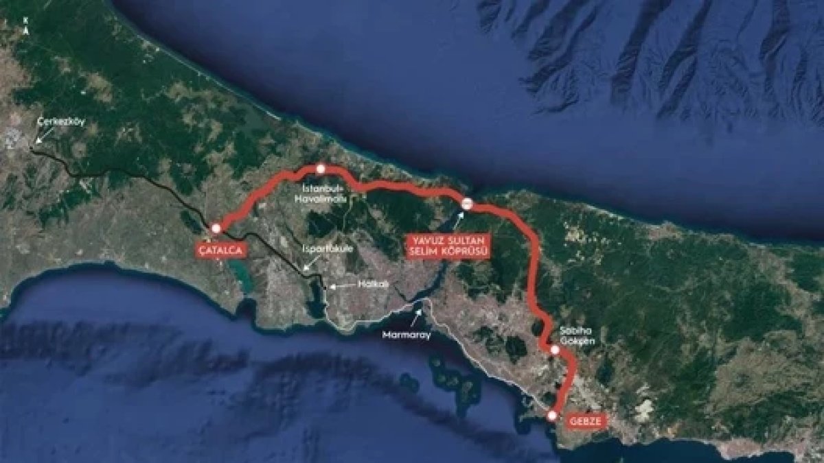 Yavuz Sultan Selim Köprüsü’ne demir yolu geliyor