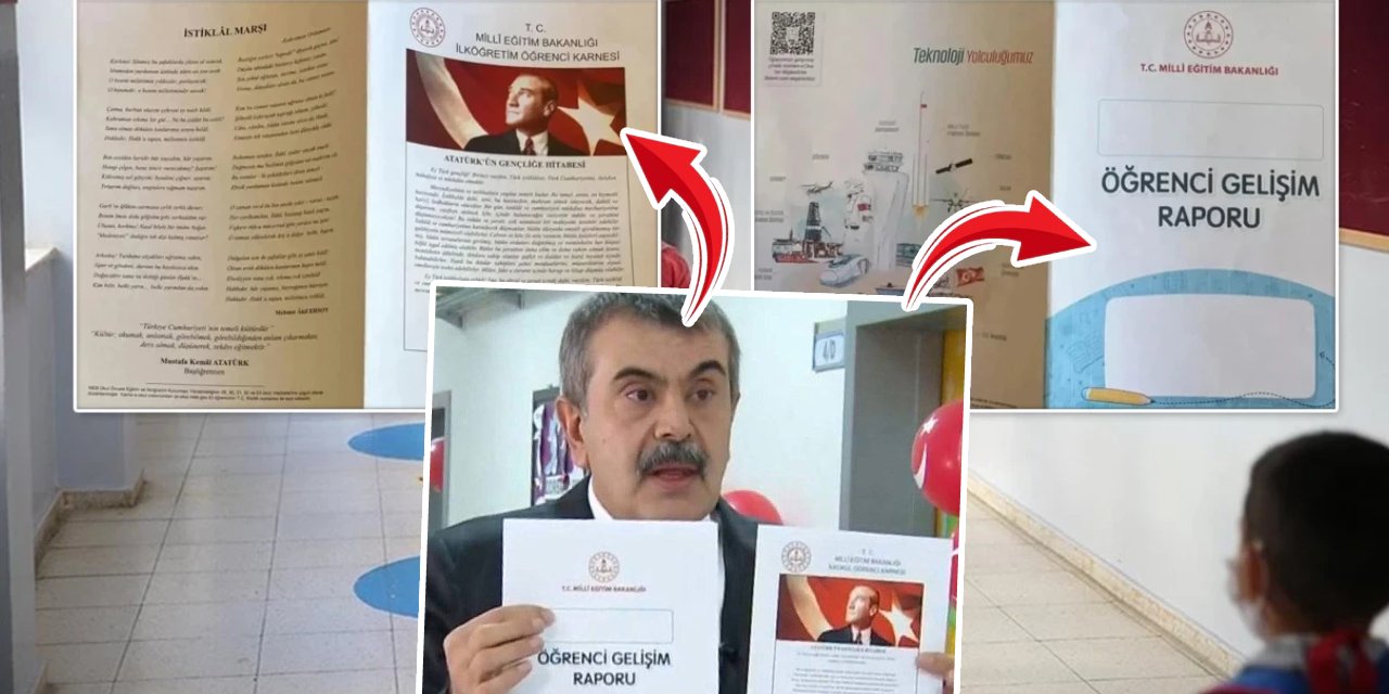 Bakan Tekin'den 'Atatürk'süz karne' açıklaması: Muhalefet niyet okuyor