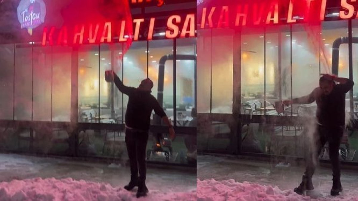 Sosyal medyanın ünlü tostçusu deney yaparken yandı