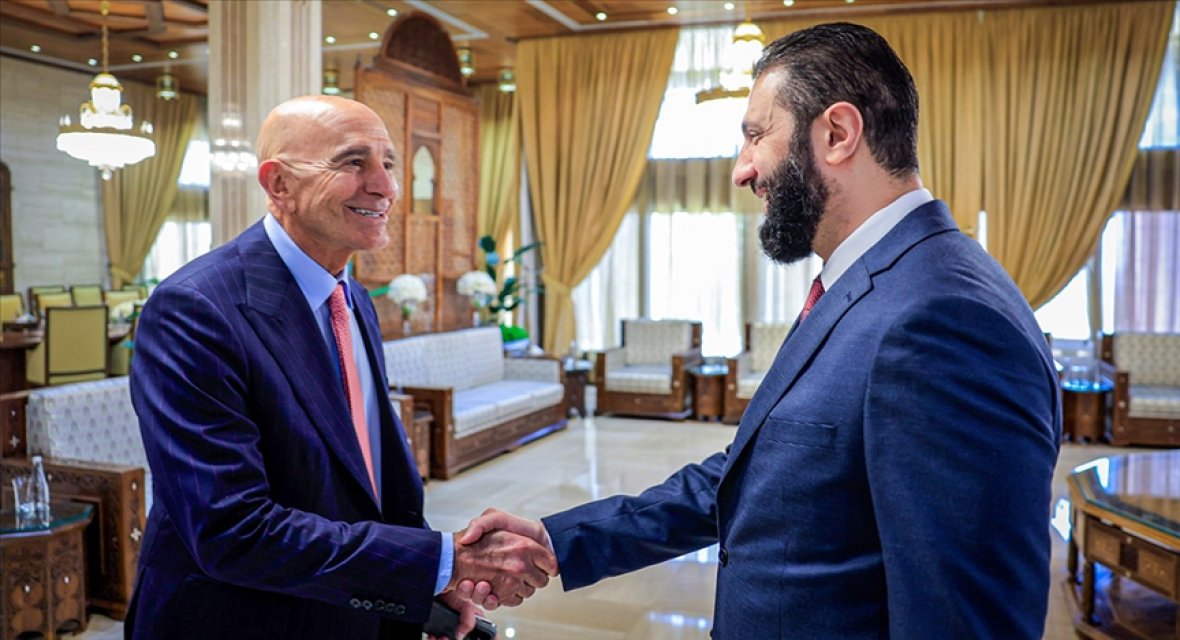 Şam’da kritik temas: Şara, ABD Özel Temsilcisi Barrack ile görüştü