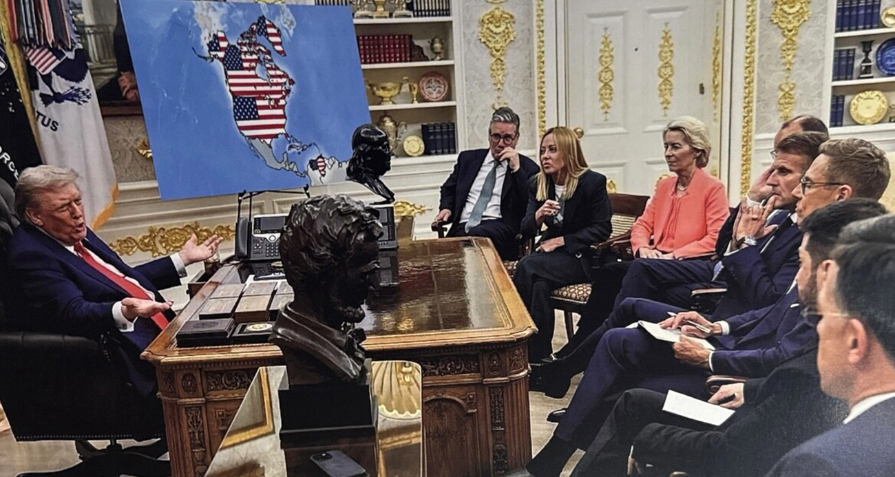 Trump’tan tartışmalı paylaşım: Yeni ABD haritası mı?