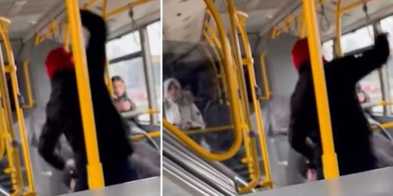 Bursa’da otobüste dehşet! Yer tartışması yumruklu saldırıya dönüştü: "Komutanımı çağırın" diye bağırdı