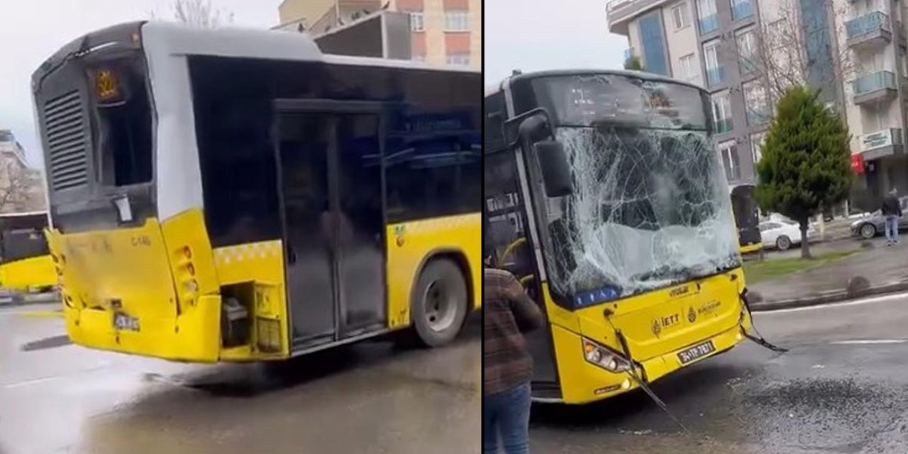 İstanbul’da zincirleme kaza: İETT otobüsleri karıştı, 5 yaralı