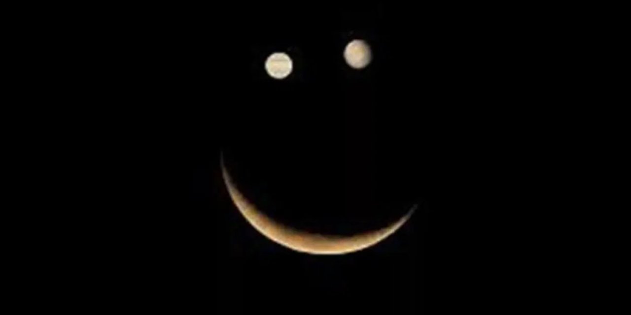 Bu gece gökyüzünde “gülen yüz” hizalanması yaşanacak