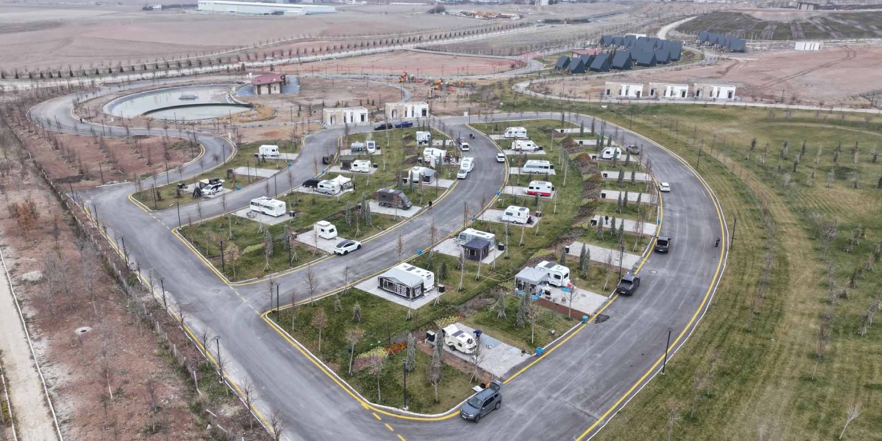 Ankara Belediyesi'nden  karavan ve çadır tutkunlarına yeni alan