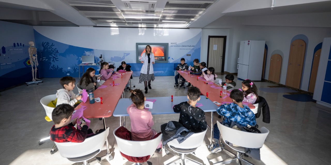 Mercan 100. Yıl İklim ve Çevre Bilim Merkezi’nde yarıyıl tatiline özel kış okulu başladı