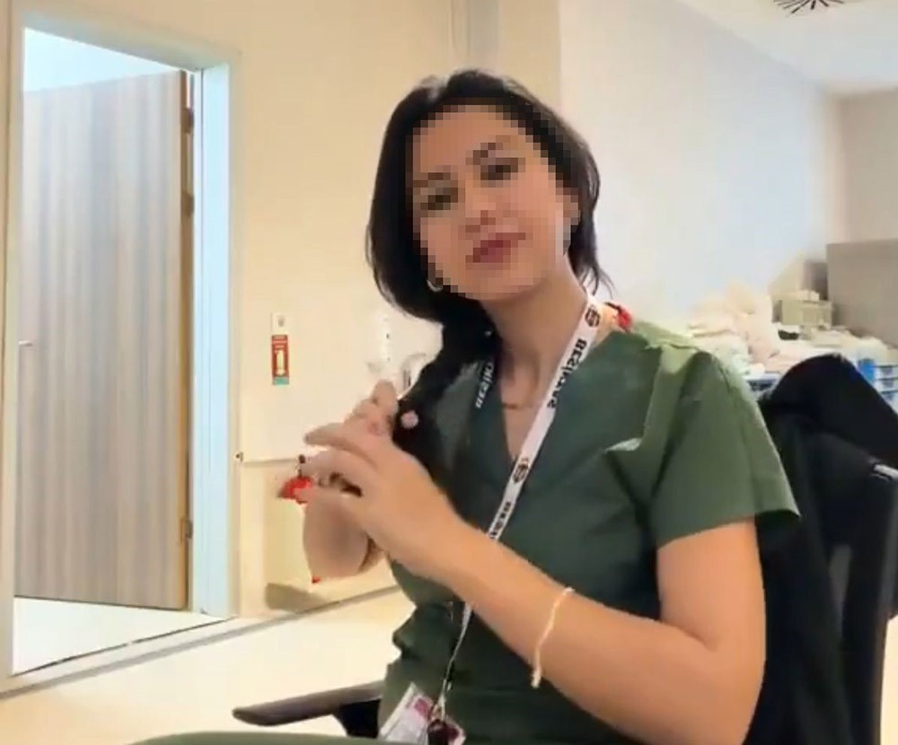 Sosyal medyadaki provokatif akıma katılan hemşire hakkında karar