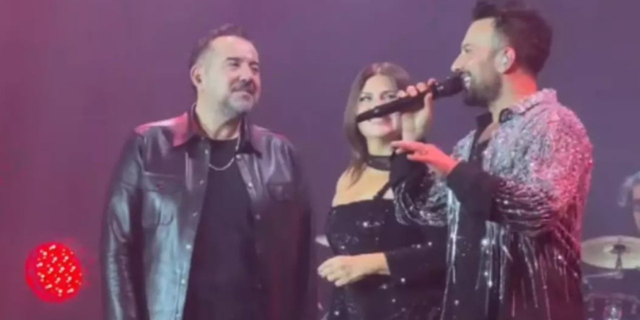 Tarkan, Ata Demirer ve Sibel Can aynı sahneyi paylaştı