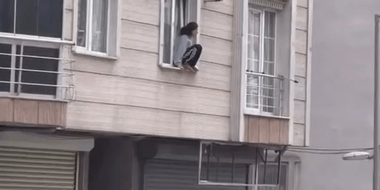 Esenyurt'ta dehşet: Darbedildiği iddia edilen kadın camdan atladı