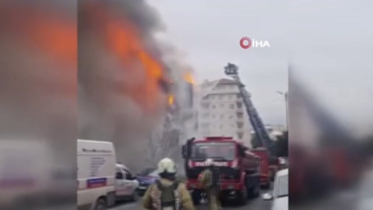 Ataşehir’de fabrikada yangın: İtfaiye seferber oldu