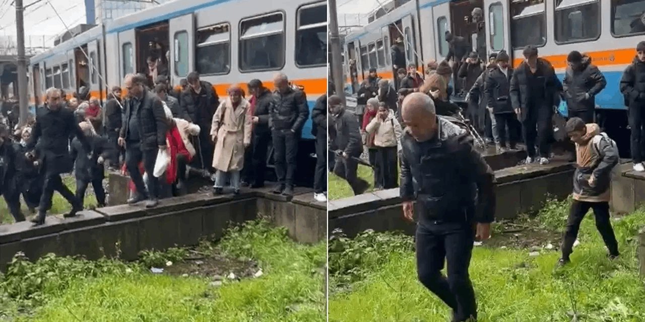 İstanbul'da metro raydan çıktı