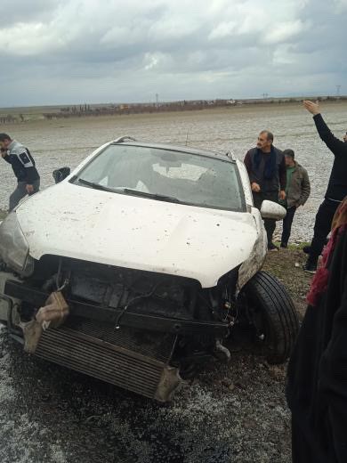 Şanlıurfa'da dolu kazaya yol açtı