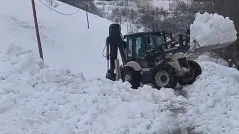 Van'da çığ tehlikesi: Faciadan dönüldü