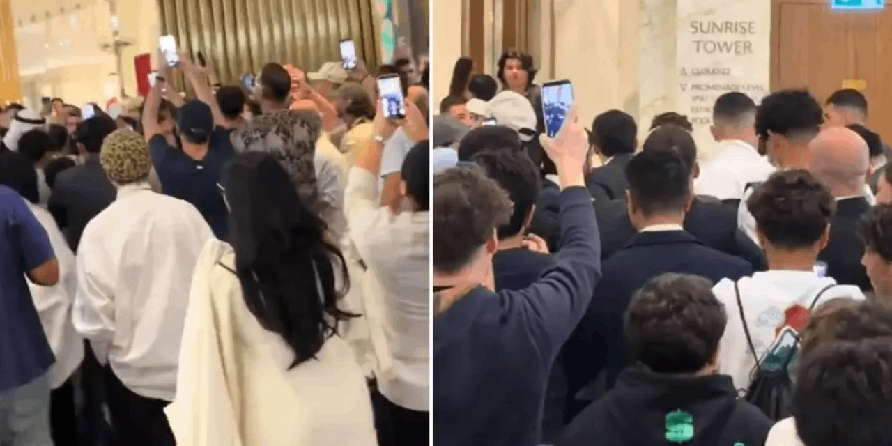 AVM'ye giren ünlü neye uğradığını şaşırdı