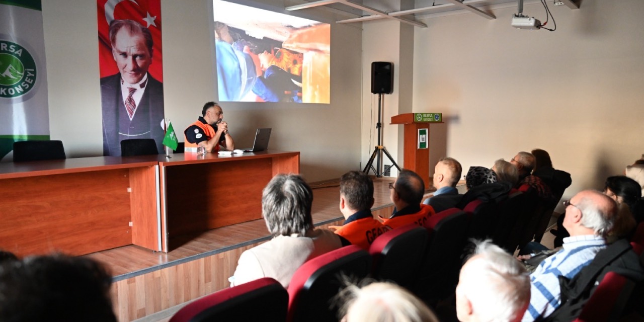 Bursa Kent Konseyi’nden deprem farkındalığı eğitimi