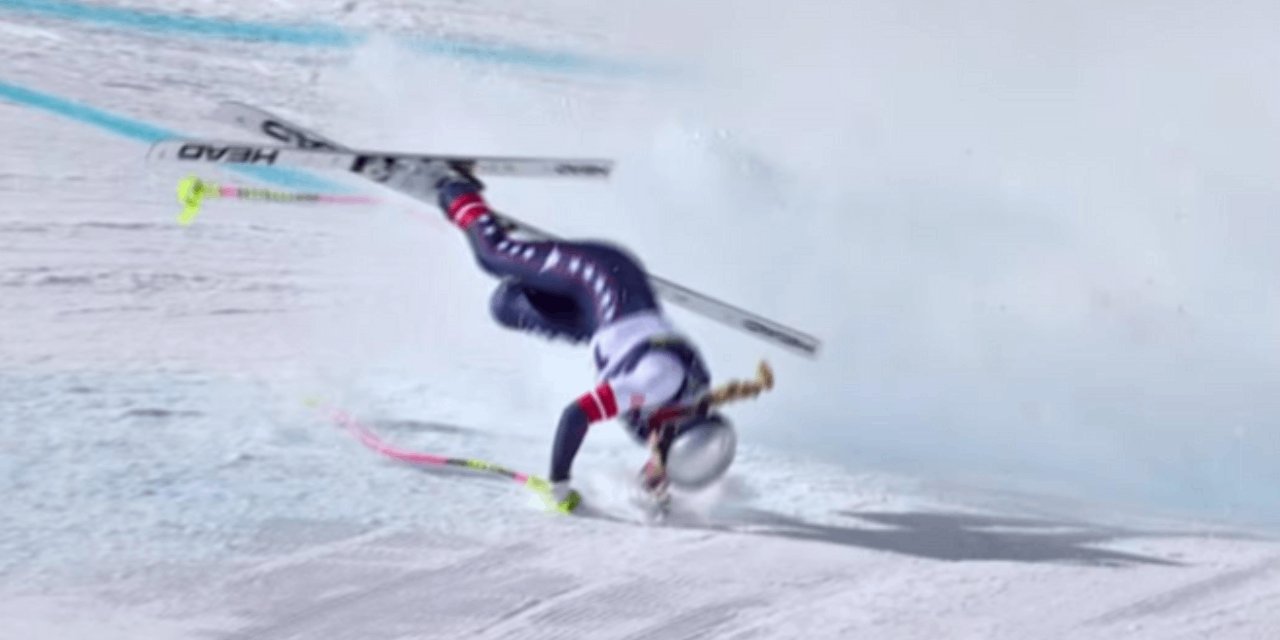 2026 Kış Olimpiyatları'nda yürekleri ağza getiren kaza: Lindsey Vonn sert düştü