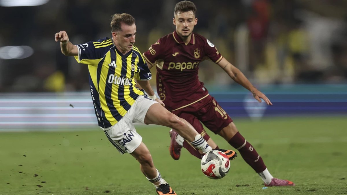 Fenerbahçe Süper Lig'de Trabzonspor'u deplasmanda 3-2 yendi
