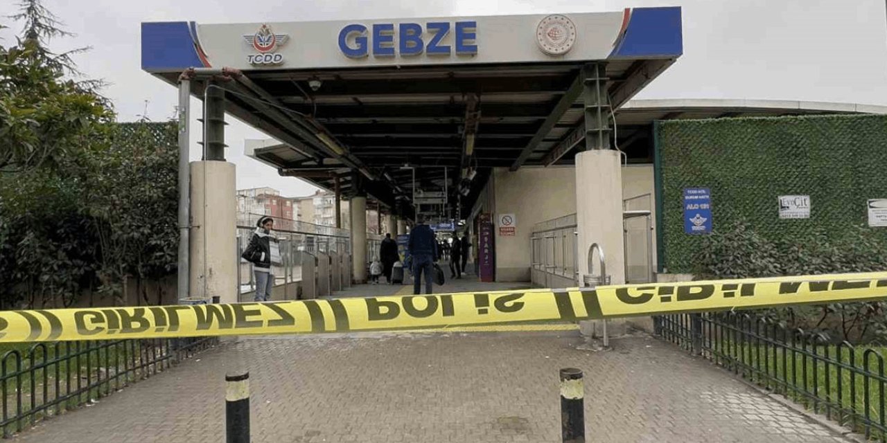 Gebze’de tren istasyonunda kadına kanlı saldırı
