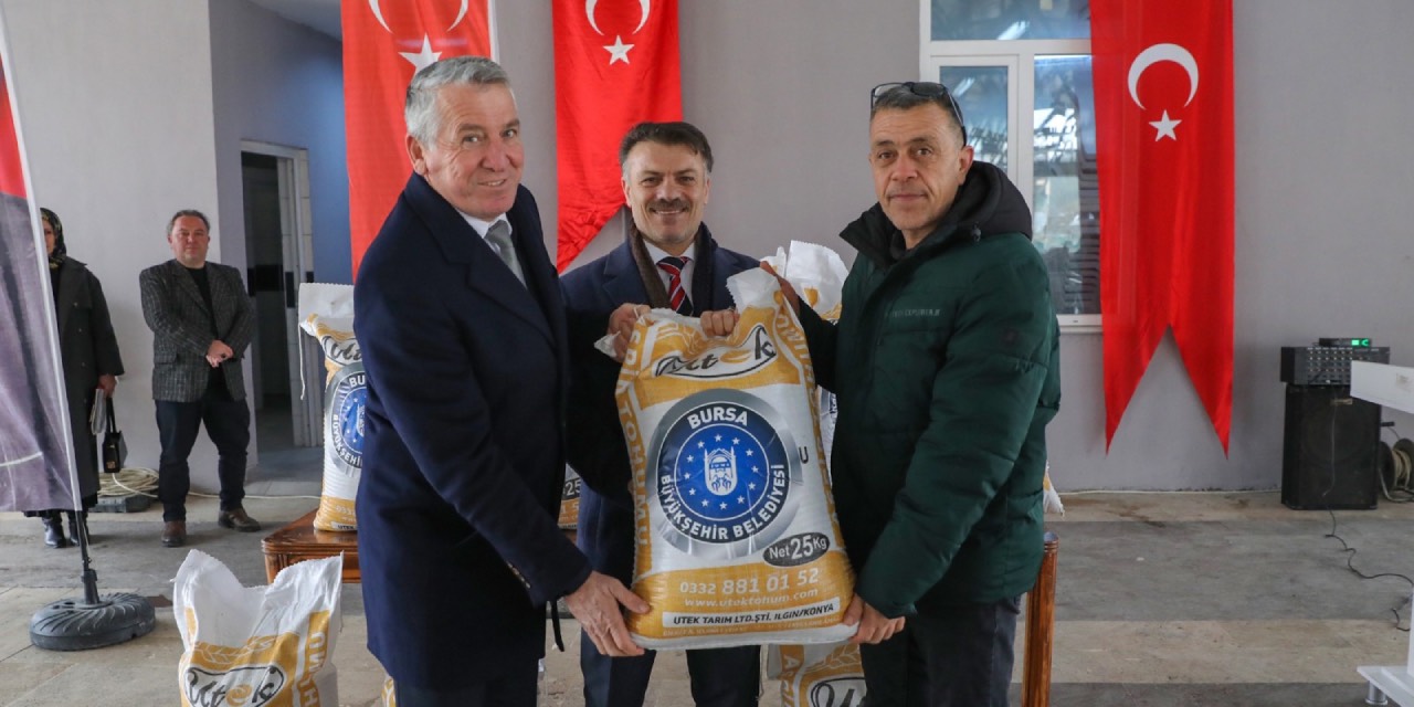 Bursa Büyükşehir Belediyesi’nden Harmancık ve Büyükorhan’a tarımsal destek