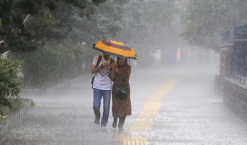 Meteoroloji'den gök gürültülü sağanak uyarısı