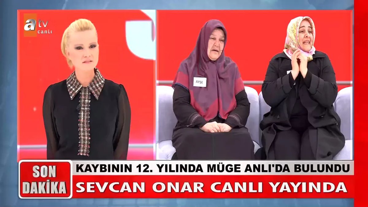 12 yıllık kayıp Müge Anlı'da bulundu: Evden çıkıp sırra kadem basmıştı