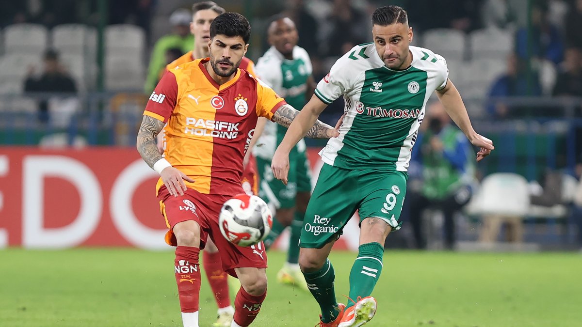 Galatasaray Konyaspor deplasmanında 2-0 yenildi