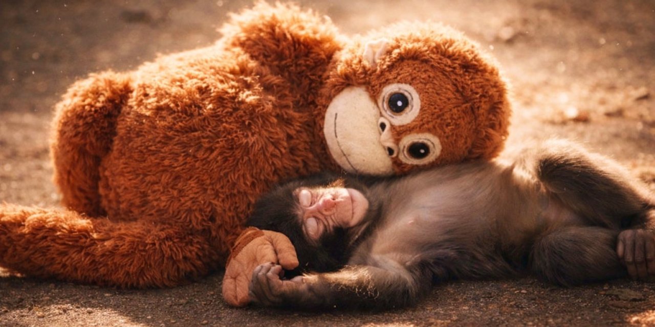 Annesi tarafından terk edilen Punch dünyayı ağlattı! Yavru maymunun oyuncağı satış rekoru kırdı