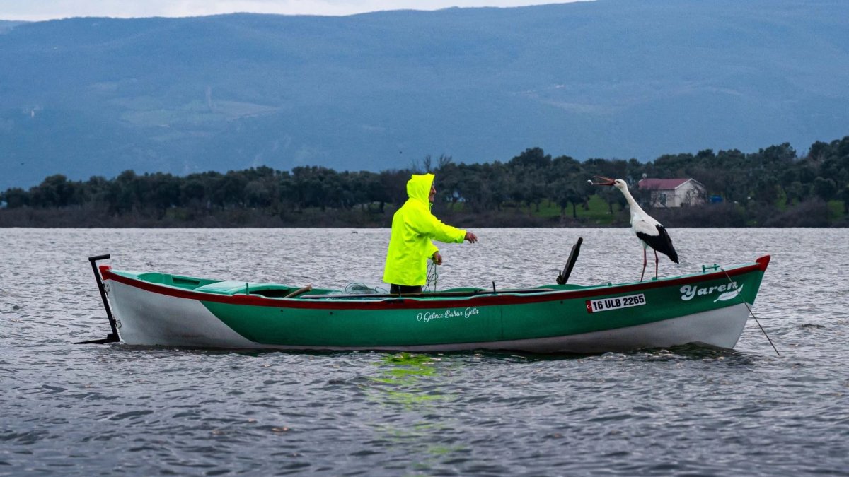 Yaren leylek Adem amcayla 15. kez buluştu