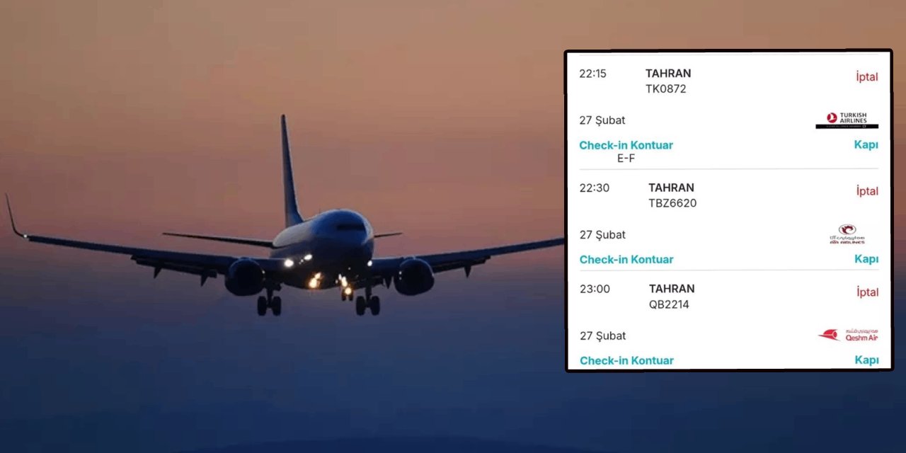İstanbul-Tahran uçuşları iptal mi edildi? THY'den açıklama geldi