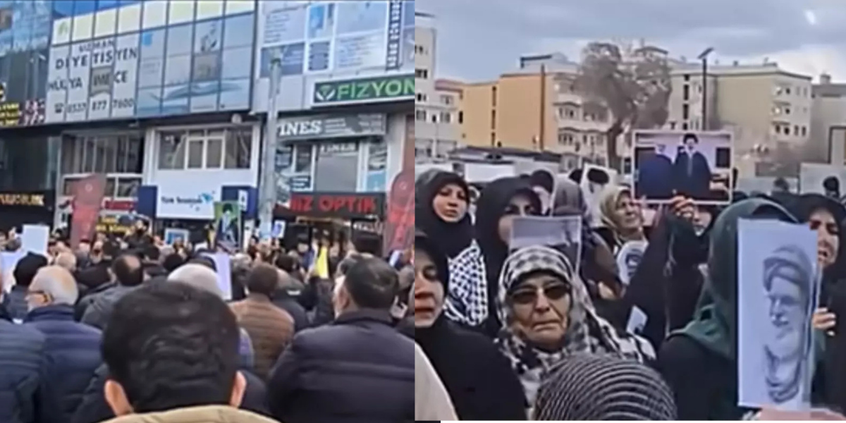 İsrail'in öldürdüğü Hamaney için sokağa çıktılar! Görüntüler Türkiye'den