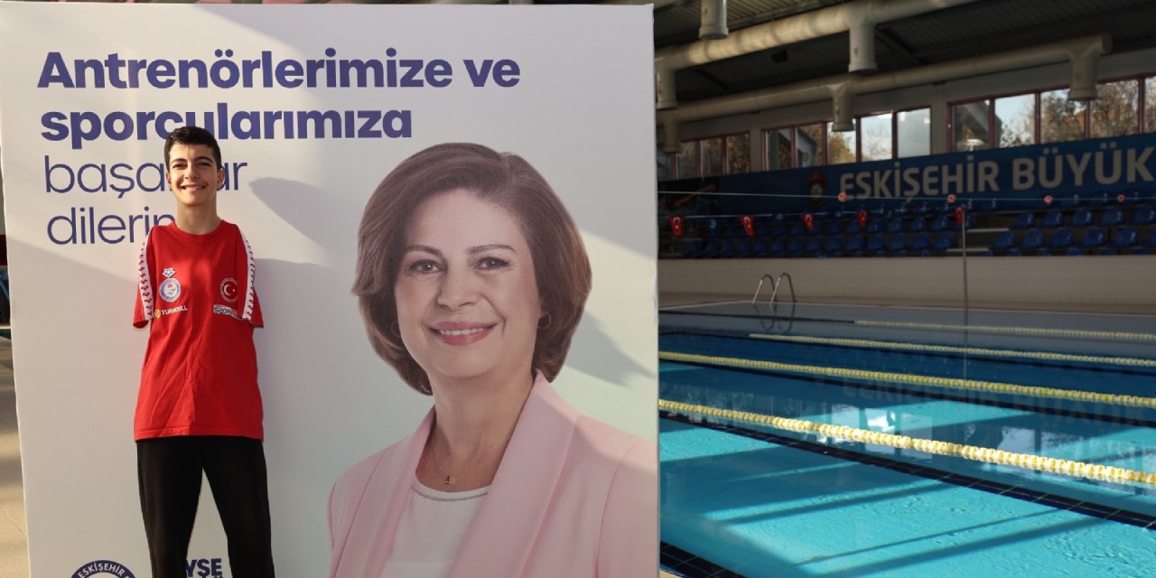 Eskişehirli yüzücü Baran Doruk Şimşek İtalya’da Türkiye’yi temsil edecek