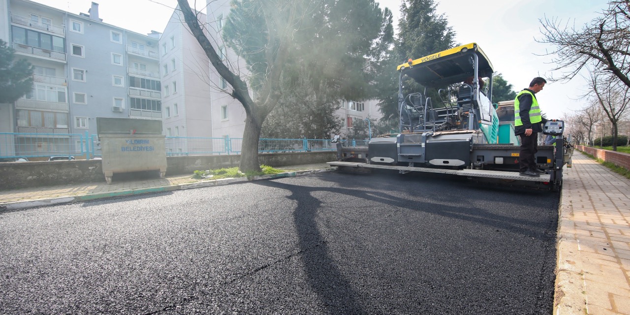 Bursa Yıldırım’da altyapı ve üstyapı çalışmaları sürüyor