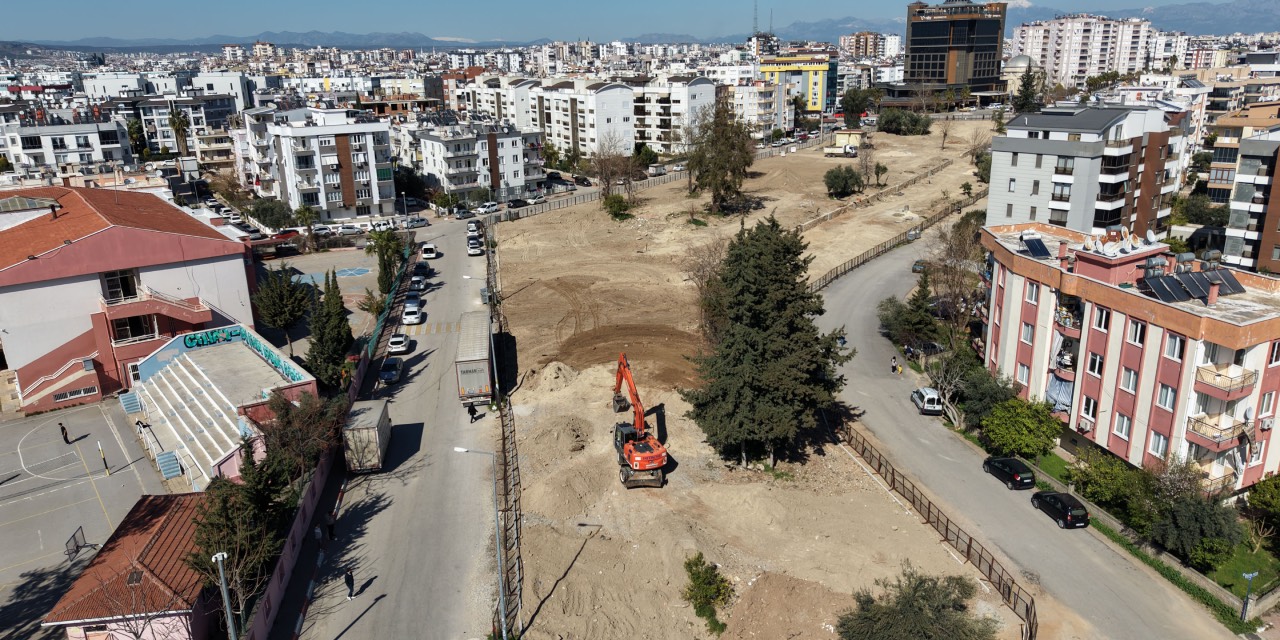 Muratpaşa’da 16 bin metrekarelik park projesi hayata geçiriliyor