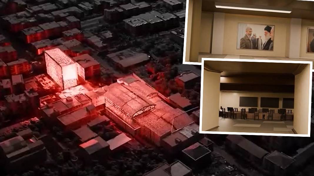 Hamaney'in yeraltı karargahı ilk kez görüntülendi! İsrail paylaştı