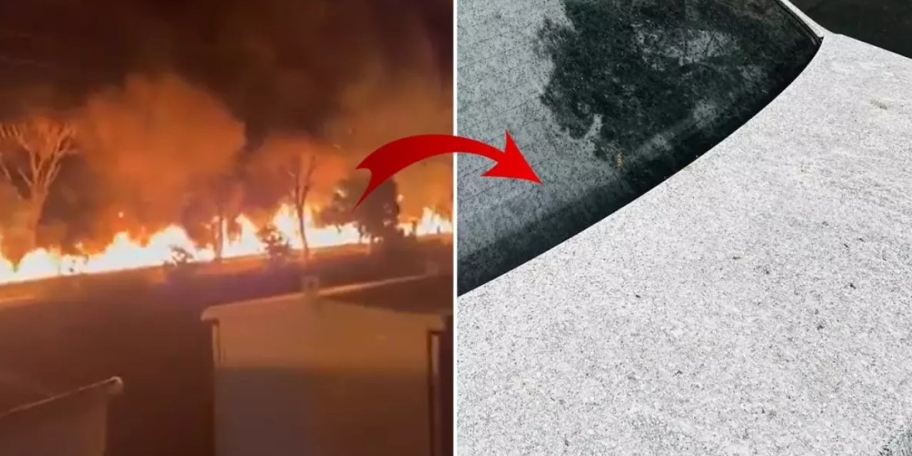 Enerji tesisleri vuruldu, Tahran’da yangınlar yayıldı! İran Kızılayı’ndan zehirli yağmur uyarısı