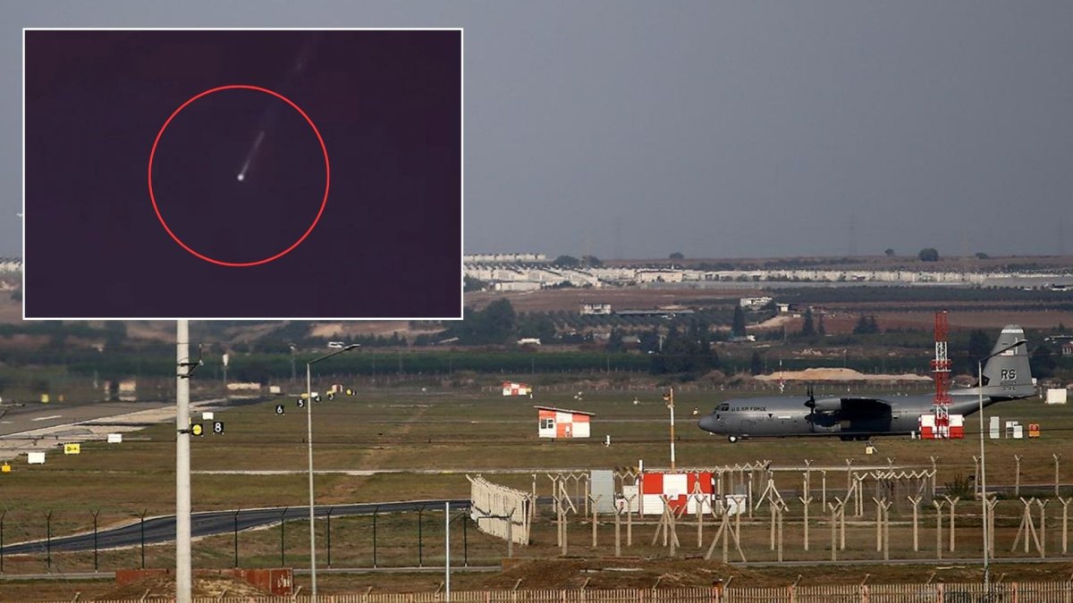 Adana'da İncirlik Üssü'nde kırmızı alarm: Füze atıldığı iddiası