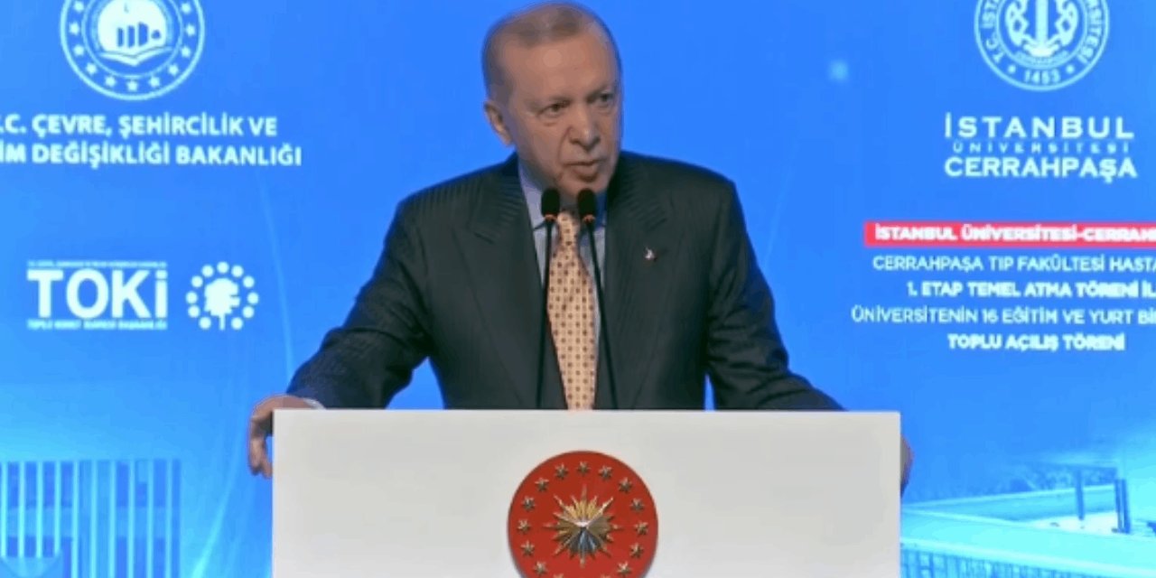 Erdoğan'dan Cerrahpaşa töreninde İBB'ye sert eleştiri: 2019 sonrası görevini yerine getirmedi