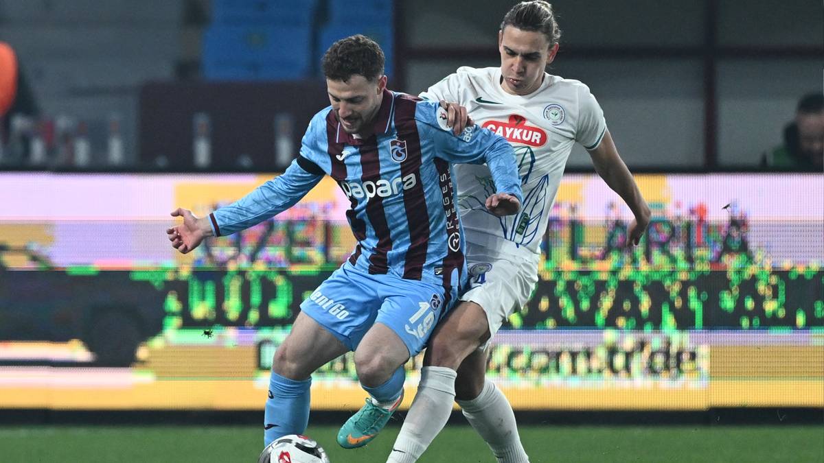 Trabzonspor- Rizespor karşılaşmasını 1-0 aldı
