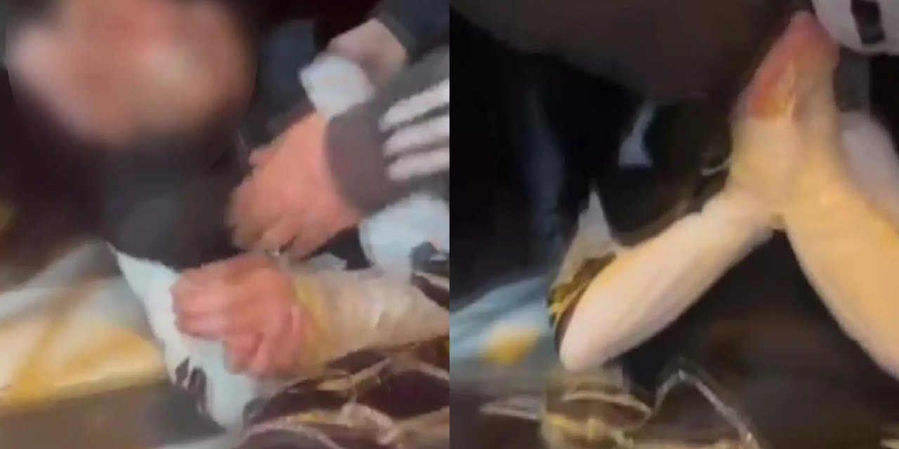 İstanbul Fatih'te akran zorbalığı: Ağzı, elleri ve ayakları bantlanan gencin darp görüntülerini paylaştılar