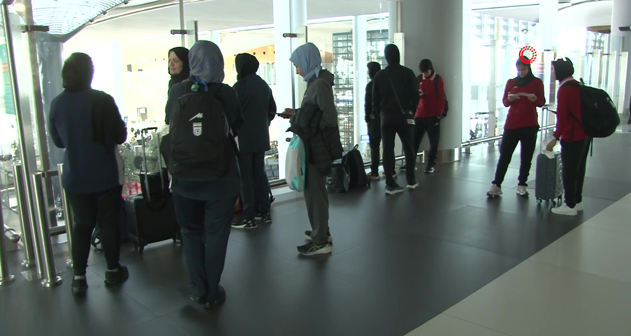 İran Kadın Milli Futbol Takımı Türkiye’ye geldi