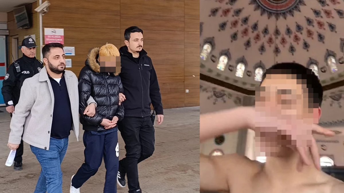 Bursa’da camide skandal görüntü: Yarı çıplak halde video çekti
